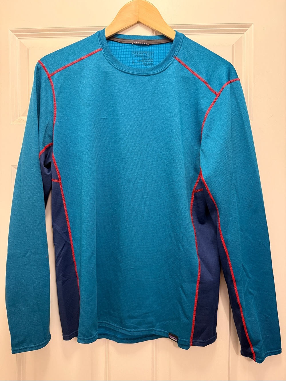 Patagonia Teal Midweight Waffle-Knit Base Layer